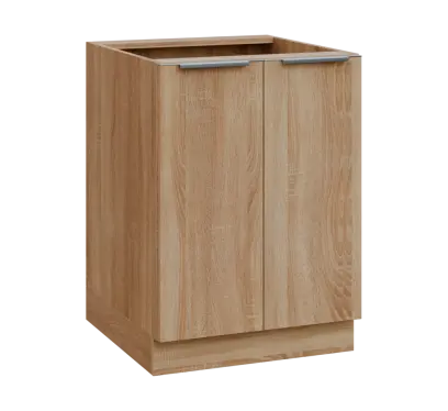 SIS - 6D2 spodní skříňka, 2-dveřová, 870x600x600, dub bardolino